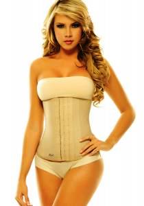 Extra-Strenght Compression Corset Moldeador Shaper with latex Waist Snatchers,